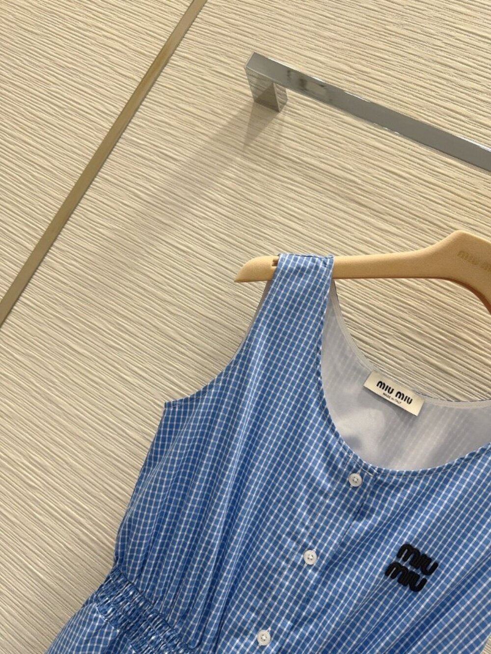 Miu Miu blue sleeveless dress - Picture 5 of 7